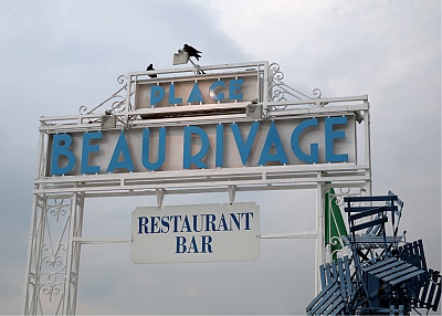 Beau Rivage Strand, Nizza in Südfrankreich
