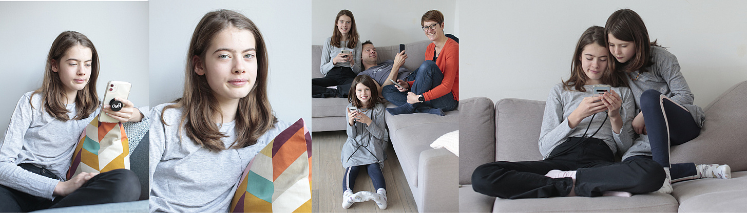 „Familienshooting für das Magazin Schule 06/20: 