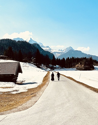 Ein Wochenende im Schloss Elmau.