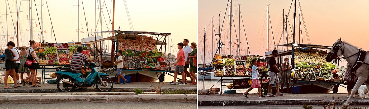 Aegina, Griechenland Hafen