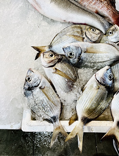 Aegina, Griechenland auf dem Markt