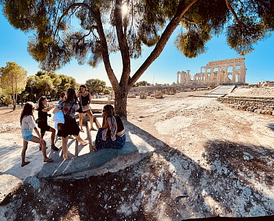 Aegina, Griechenland, Heiligtum der Aphaia