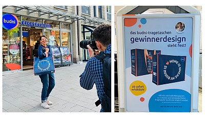  Gewinnerin des Taschendesign-Wettbewerbs von Budni 2023