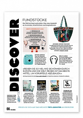 Discover, TRVL Counter Magazin