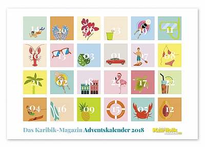 Adventsklender, Das Karibik Magazin Facebook